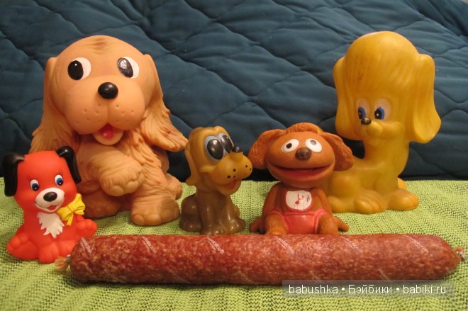 Резиновые игрушки, живущие в нашей семье