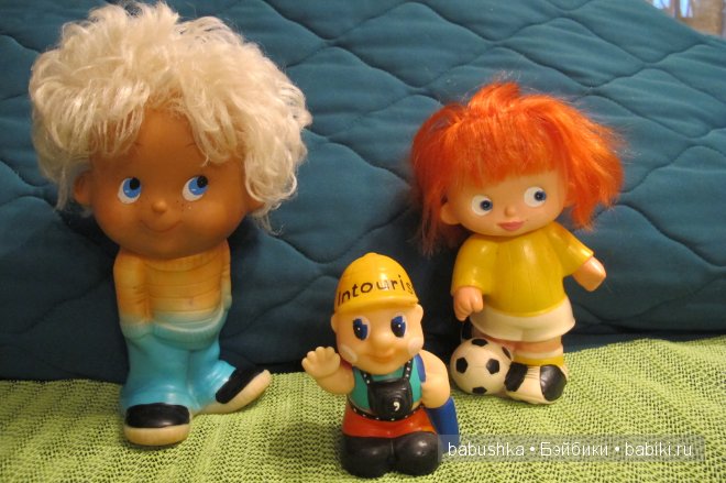 Резиновые игрушки, живущие в нашей семье