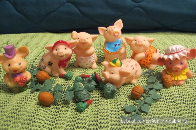 Резиновые игрушки, живущие в нашей семье