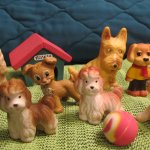 Резиновые игрушки, живущие в нашей семье