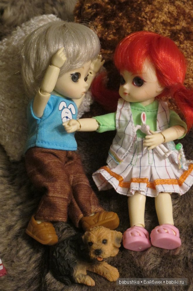 Дочкины малыши - Balljointed doll Ai - глоксиния и нирембергия