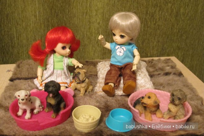 Дочкины малыши - Balljointed doll Ai - глоксиния и нирембергия