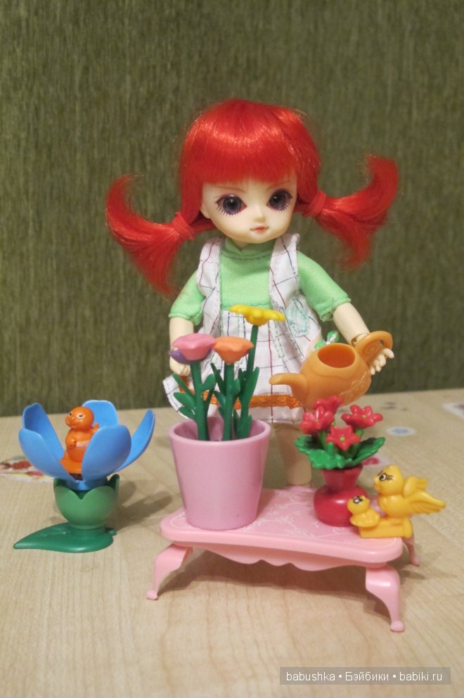 Дочкины малыши - Balljointed doll Ai - глоксиния и нирембергия