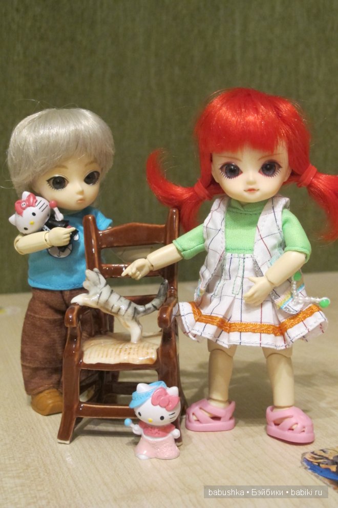 Дочкины малыши - Balljointed doll Ai - глоксиния и нирембергия (фото 5)