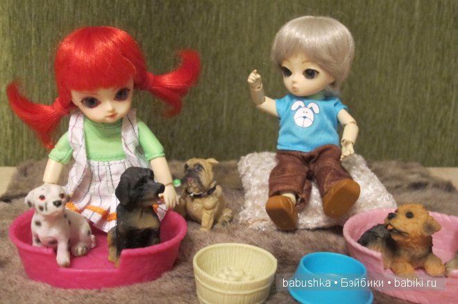 Дочкины малыши - Balljointed doll Ai - глоксиния и нирембергия