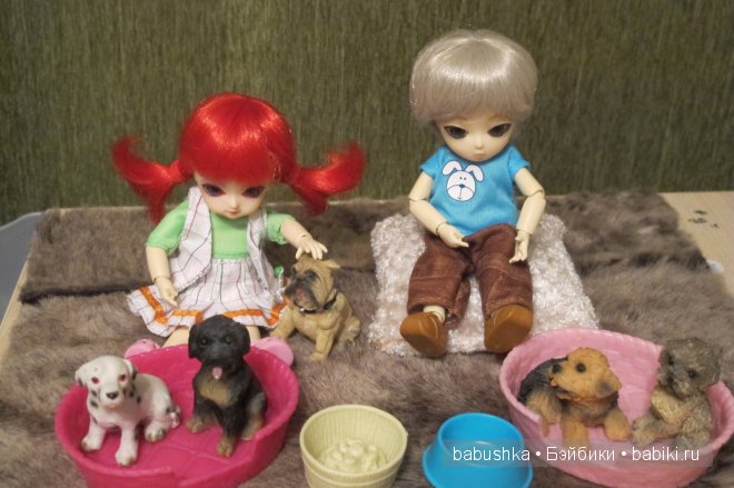 Дочкины малыши - Balljointed doll Ai - глоксиния и нирембергия