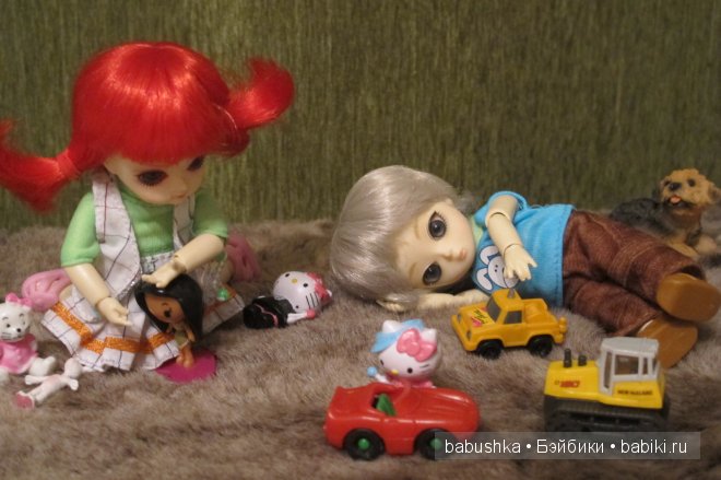 Дочкины малыши - Balljointed doll Ai - глоксиния и нирембергия
