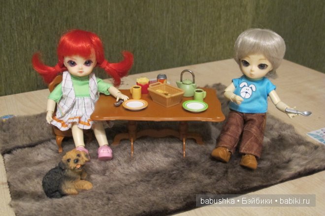 Дочкины малыши - Balljointed doll Ai - глоксиния и нирембергия