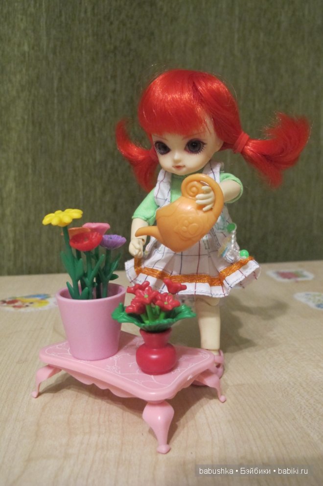 Дочкины малыши - Balljointed doll Ai - глоксиния и нирембергия