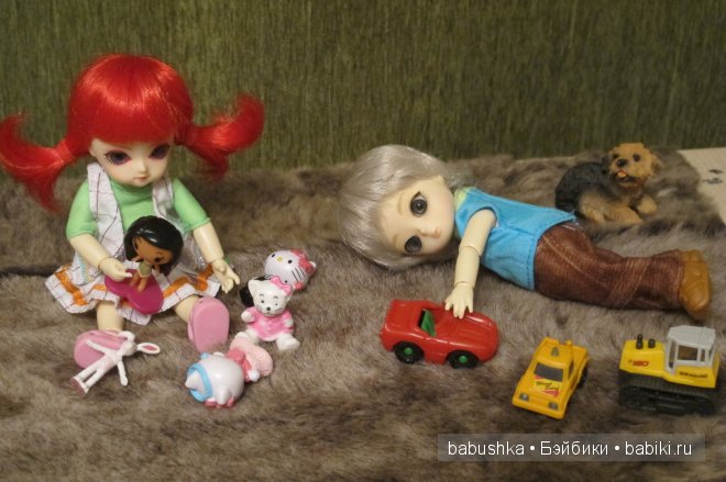 Дочкины малыши - Balljointed doll Ai - глоксиния и нирембергия