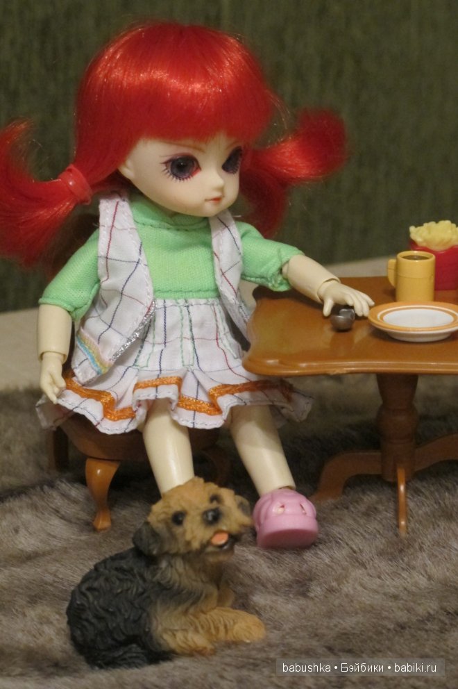 Дочкины малыши - Balljointed doll Ai - глоксиния и нирембергия (фото 9)