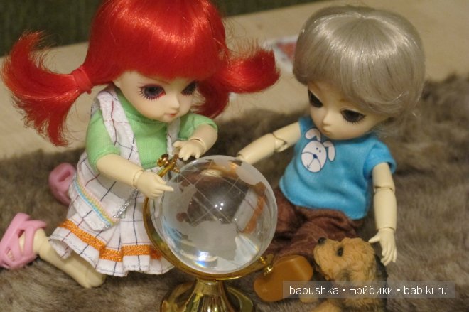 Дочкины малыши - Balljointed doll Ai - глоксиния и нирембергия