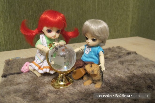 Дочкины малыши - Balljointed doll Ai - глоксиния и нирембергия