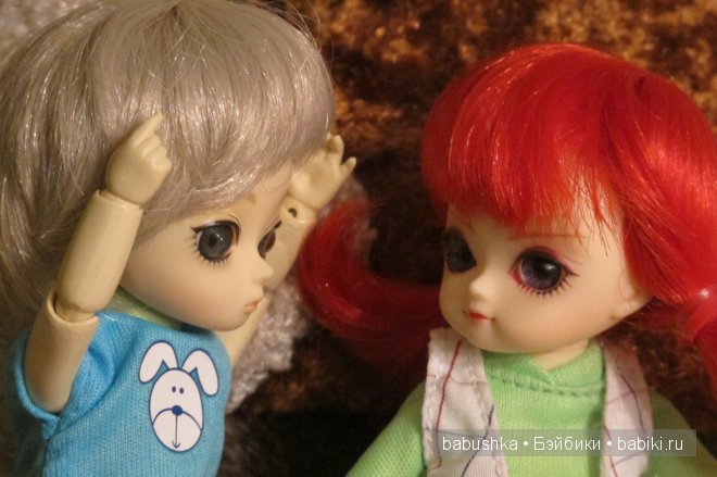 Дочкины малыши - Balljointed doll Ai - глоксиния и нирембергия