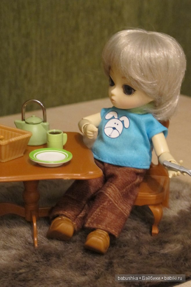 Дочкины малыши - Balljointed doll Ai - глоксиния и нирембергия (фото 10)