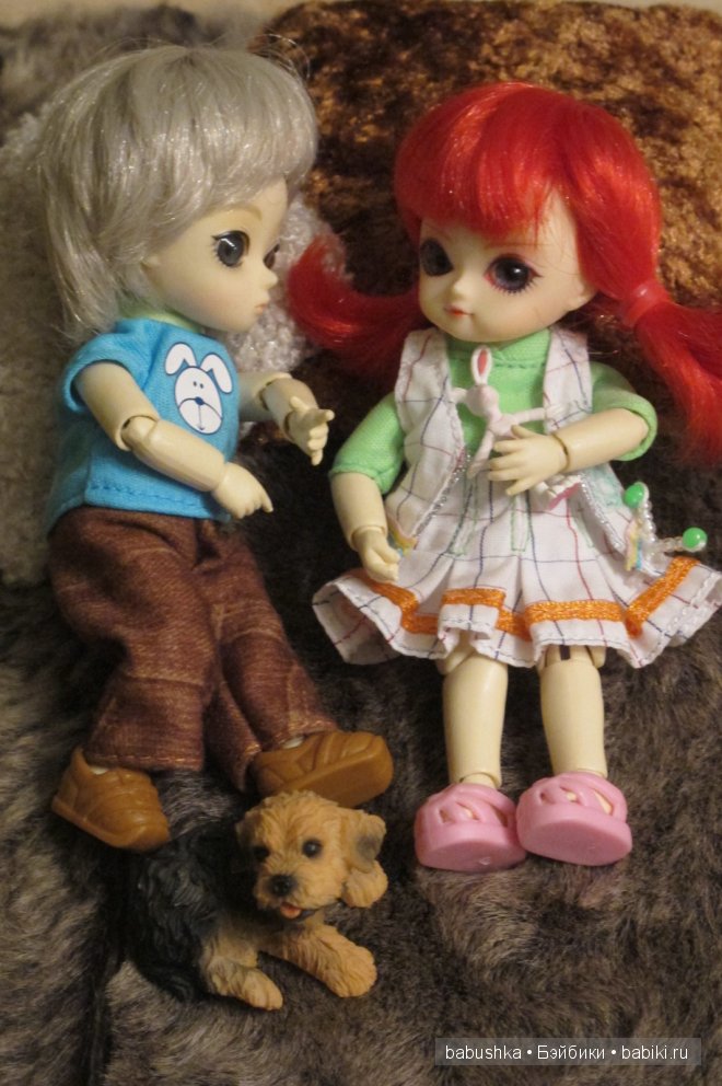 Дочкины малыши - Balljointed doll Ai - глоксиния и нирембергия