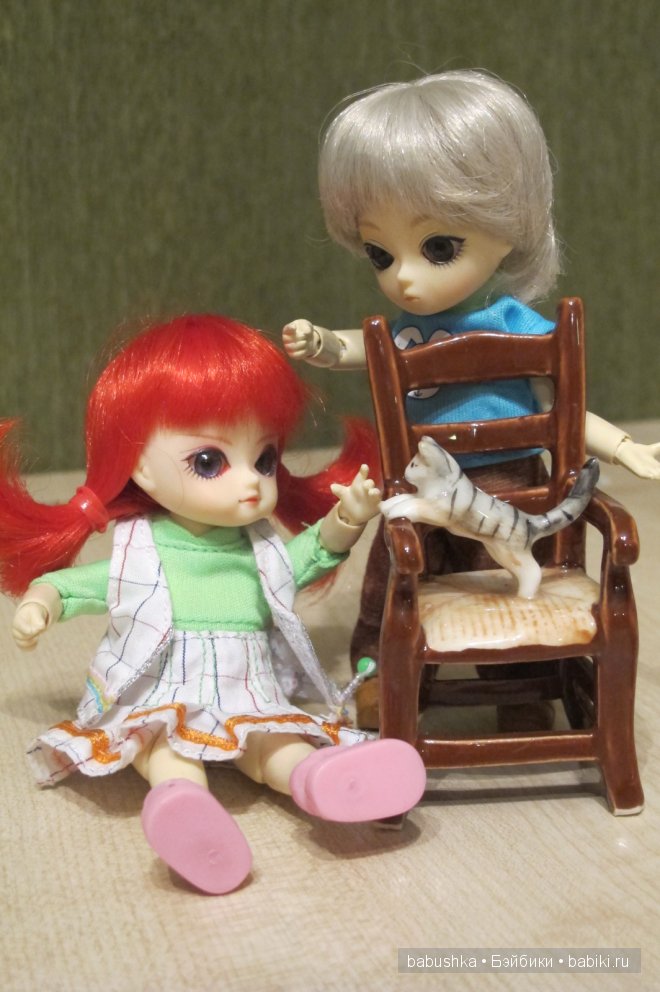 Дочкины малыши - Balljointed doll Ai - глоксиния и нирембергия (фото 6)