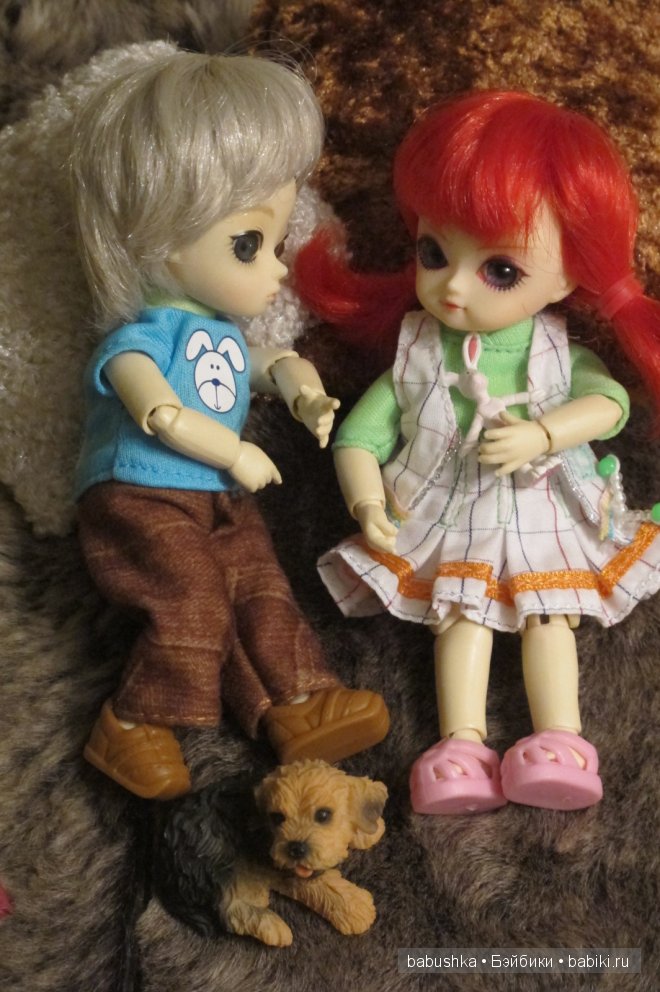 Дочкины малыши - Balljointed doll Ai - глоксиния и нирембергия