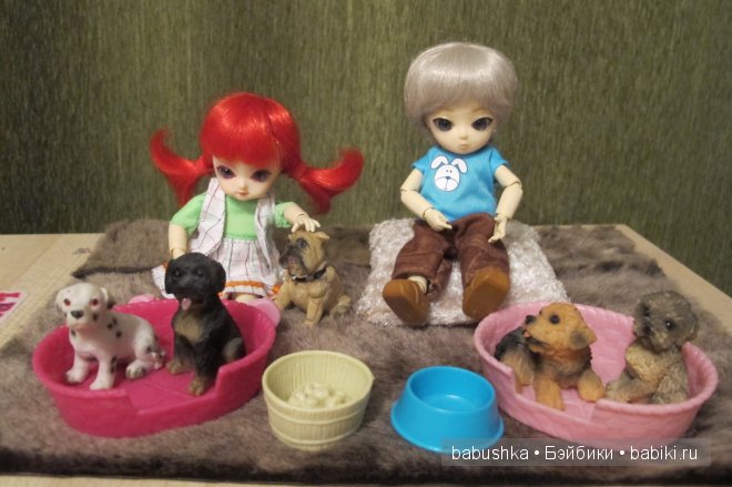 Дочкины малыши - Balljointed doll Ai - глоксиния и нирембергия