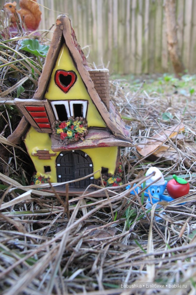 Прогулка Молли ( кукла БЖД) и встреча со смурфиками + влюбленная парочка уточек (фото 10)