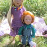 Наши игровые куклы Ида и Эмиль (куклы Цвергназе)