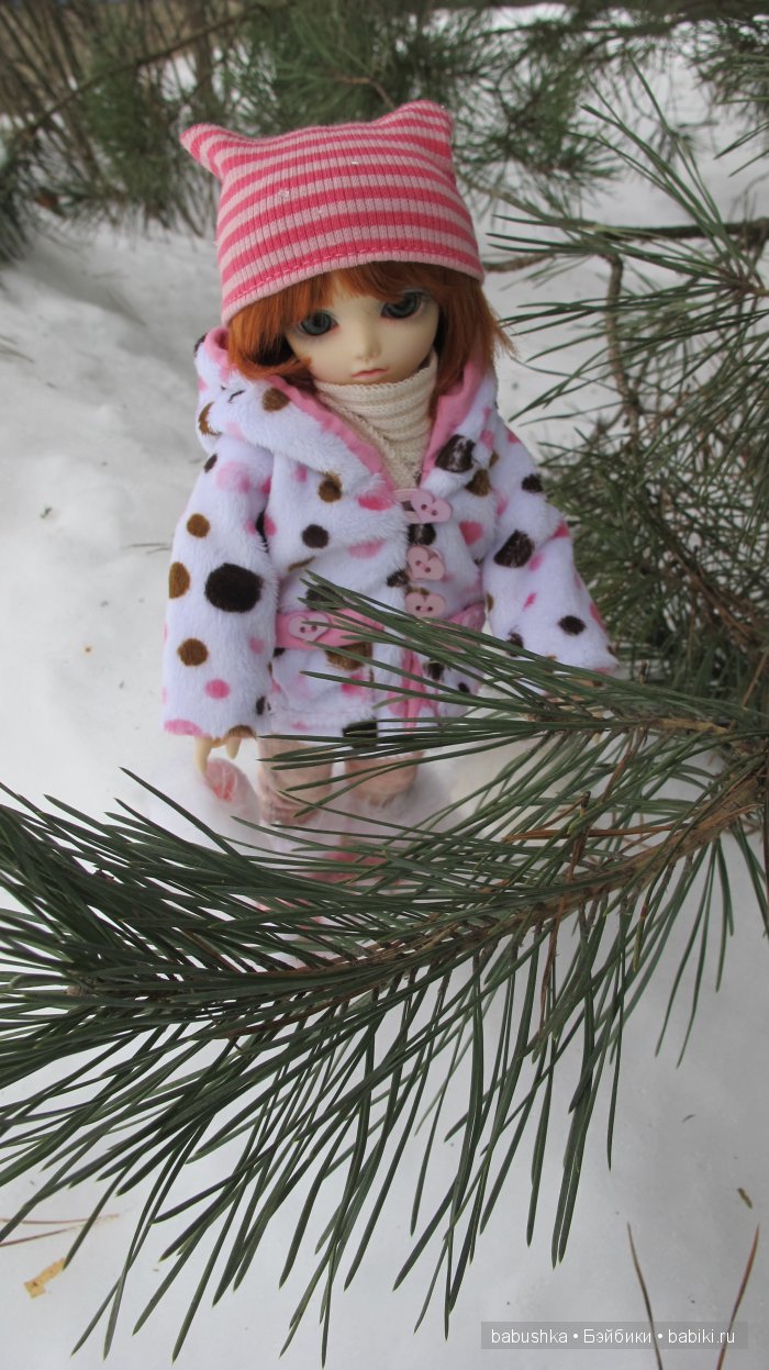 Зима. Просто фотографии Молли ( кукла бжд ) (фото 3)