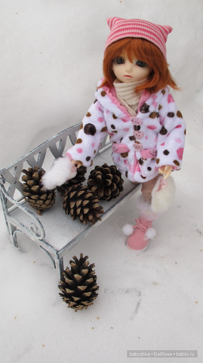Зима. Просто фотографии Молли ( кукла бжд )