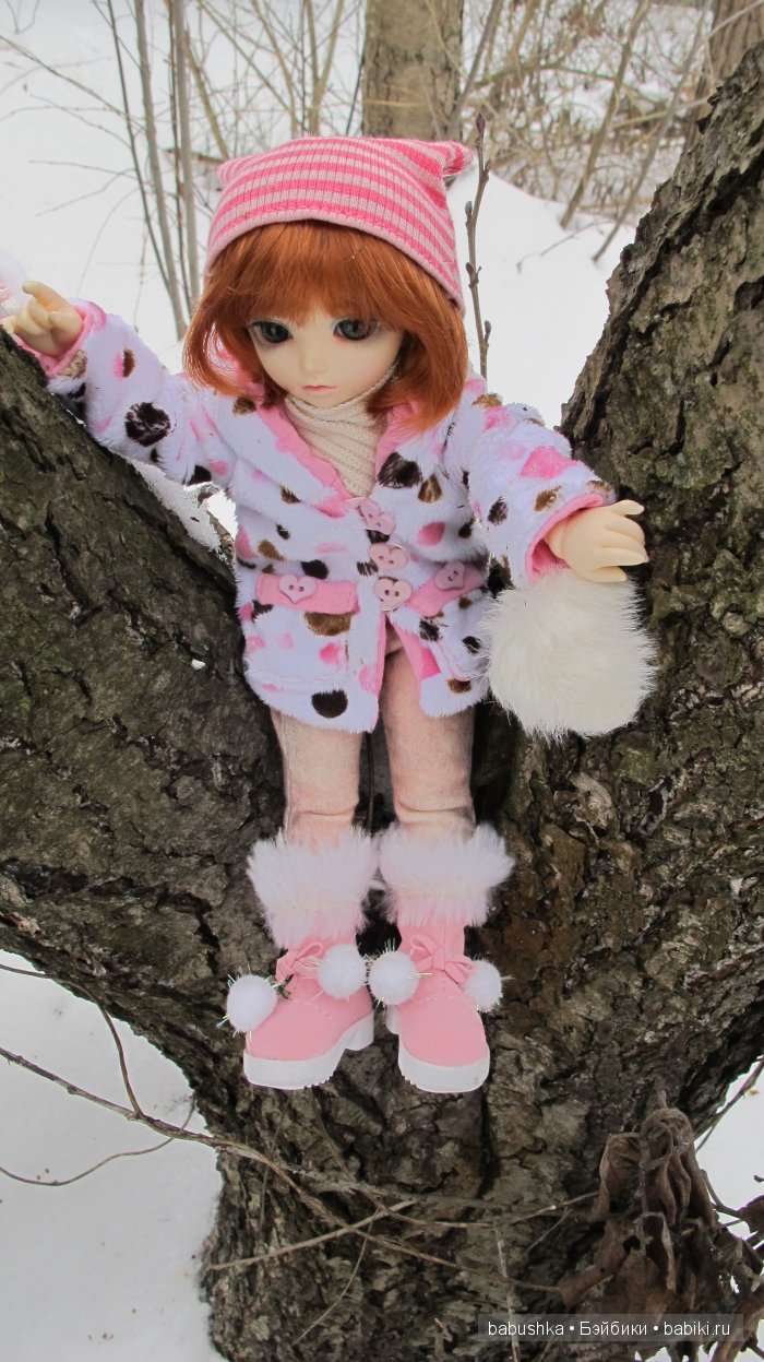 Зима. Просто фотографии Молли ( кукла бжд ) (фото 4)