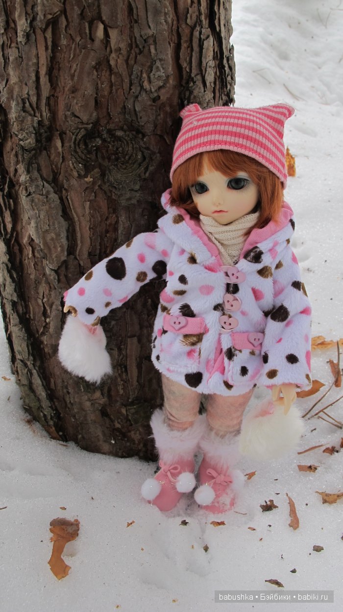 Зима. Просто фотографии Молли ( кукла бжд )