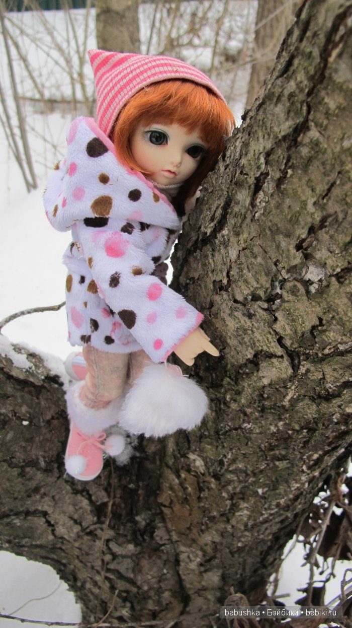 Зима. Просто фотографии Молли ( кукла бжд ) (фото 6)
