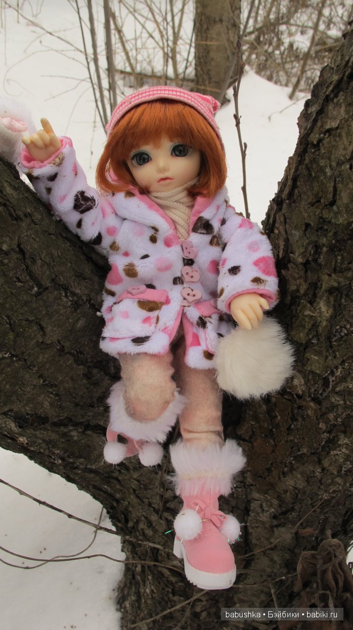 Зима. Просто фотографии Молли ( кукла бжд ) (фото 5)
