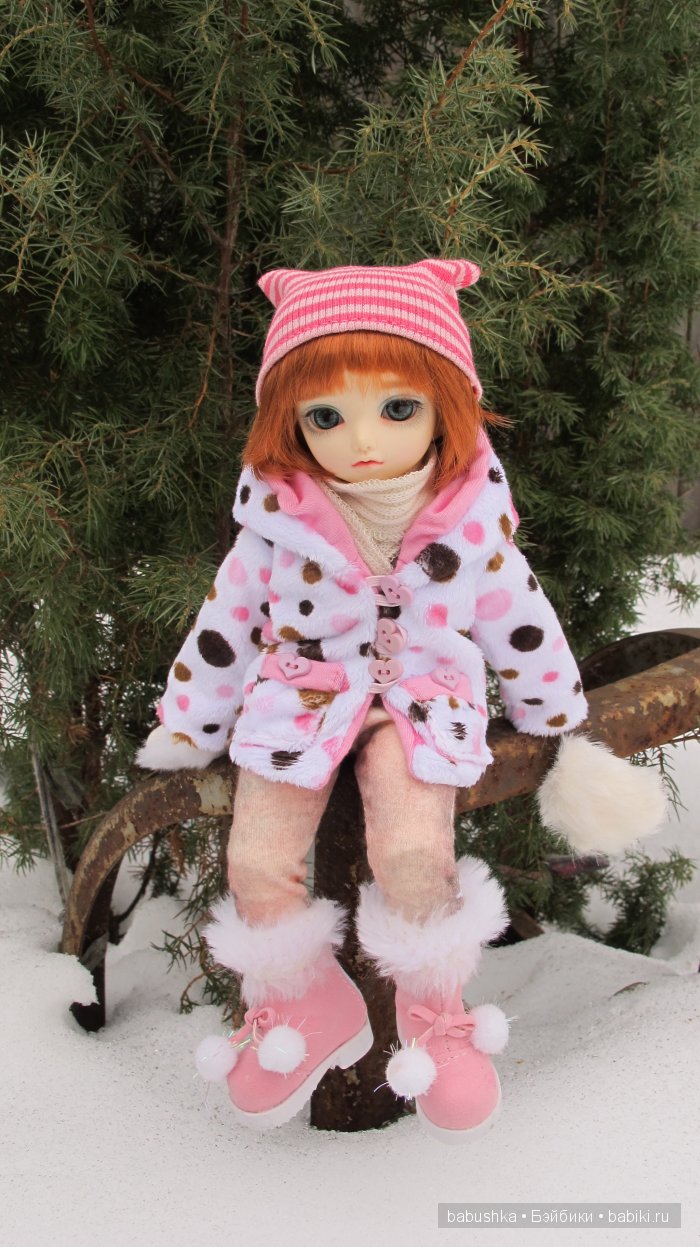 Зима. Просто фотографии Молли ( кукла бжд ) (фото 7)