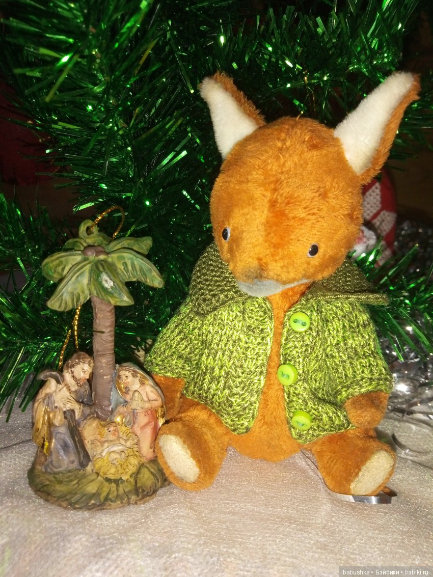 Лисенок Тод（авторская игрушка), совсем не зимняя прогулка (фото 2)