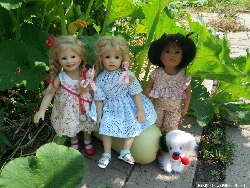 Солнечное и теплое лето "Плюшечек", куклы от Heidi Plusczok