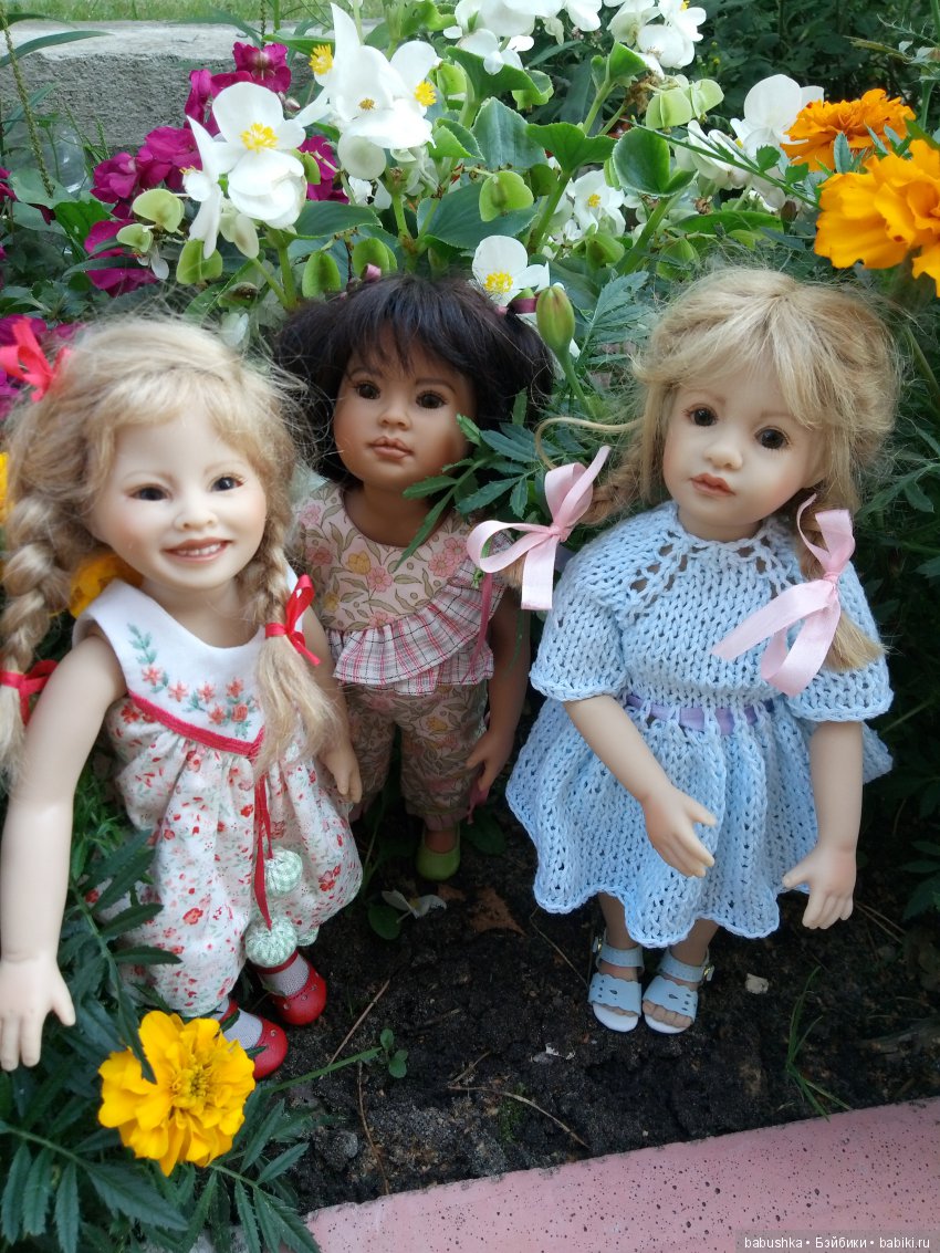Солнечное и теплое лето "Плюшечек", куклы от Heidi Plusczok