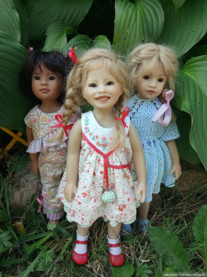 Солнечное и теплое лето "Плюшечек", куклы от Heidi Plusczok