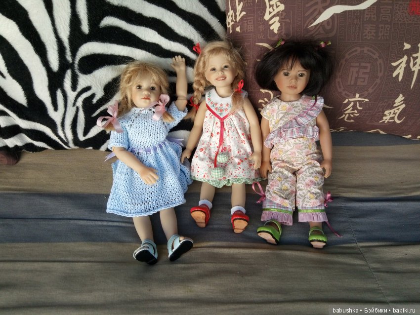 Солнечное и теплое лето "Плюшечек", куклы от Heidi Plusczok