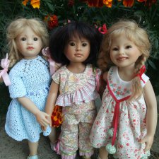 Солнечное и теплое лето "Плюшечек", куклы от Heidi Plusczok