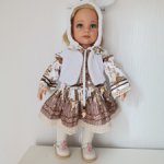 Платье для Готц 50 см и кукол того же формата.