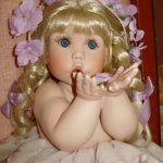 Чудеса под Новый год! Моя долгожданная фарфоровая кукла Виолеттка. Violet, Cindy Marschner Rolfe