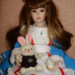 Моя Алиса из страны чудес! Фарфоровая кукла Shay by Donna Rubert