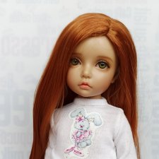 Парики 6-7" - Прямой с пробором, без челки - 6 цветов