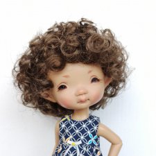 Парики 6-7" - Кудряшки-афро, 3 цвета