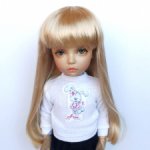 Парики 6-7" - Прямой с челкой, снизу подкручен, 3 цвета (часть 1)