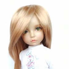 Парики 6-7" - Каскад, длинная косая челка - 3 цвета