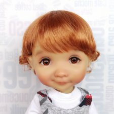 Парики 7-8" - Мелкие кудряшки, 3 цвета. Подходят Meadow dolls 28 см