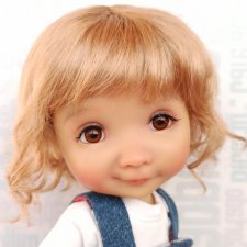 Парики 7-8" - Волнистый, 2 цвета. Подходят Meadow dolls 28 см