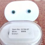 Глаза — стекло GYW-07 — 8 мм