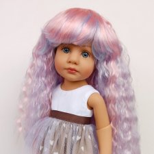 Парик 10-11" - Волнистый длинный, триколор