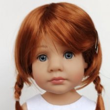 Парики 10-11" - Косички с заколкой, 5 цветов